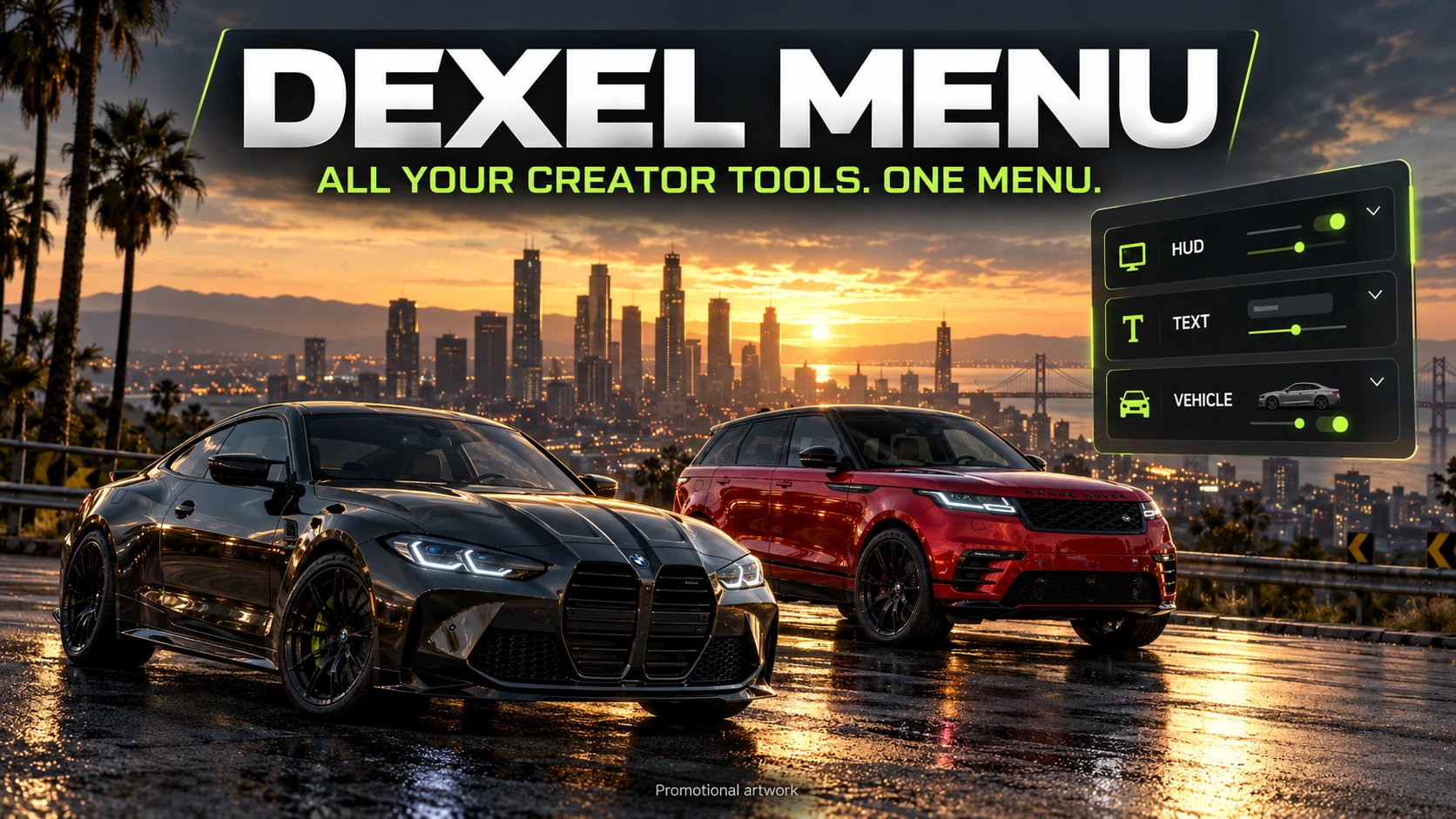 Dexel Menu promotional artwork