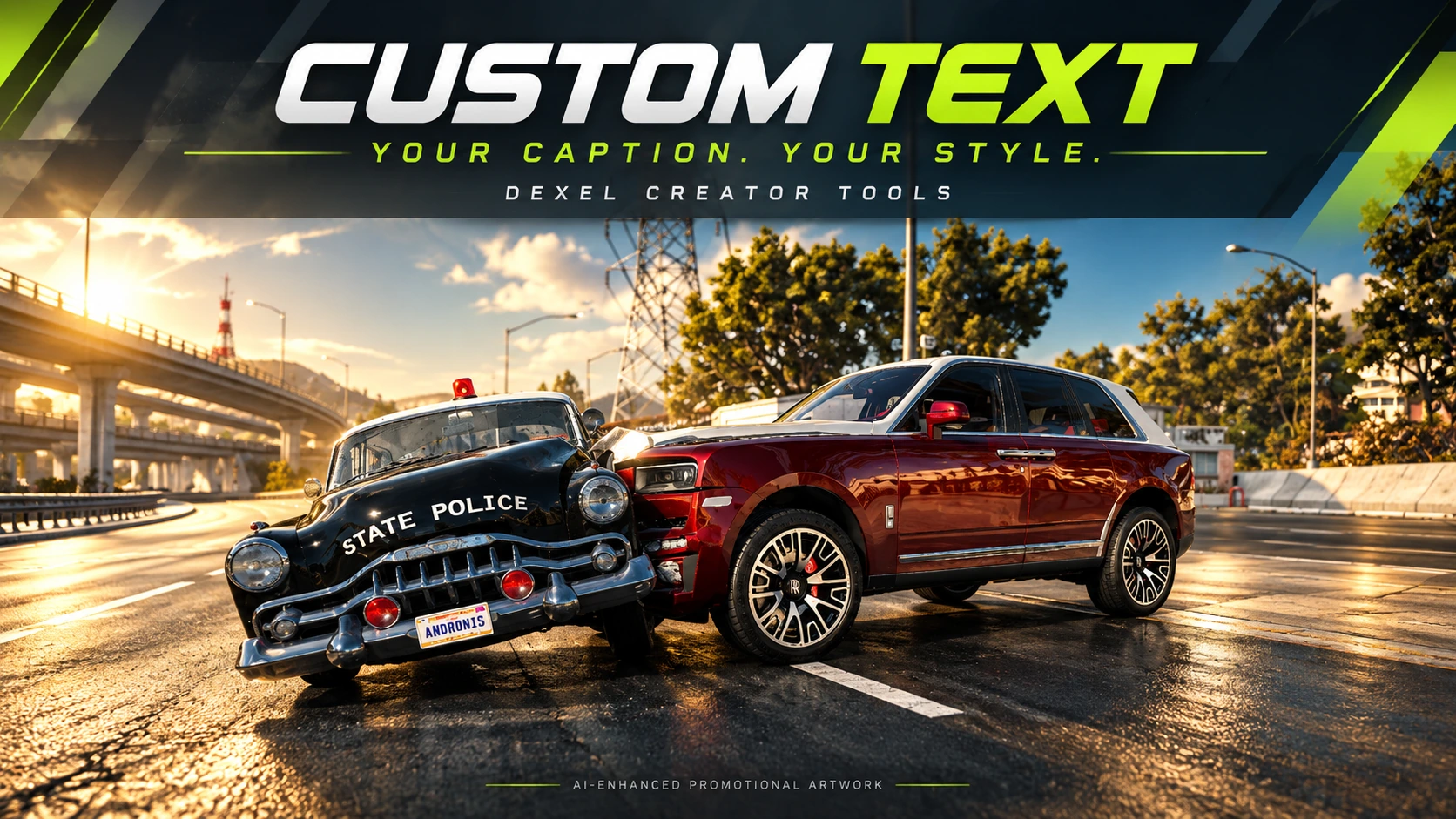 Custom Text cover